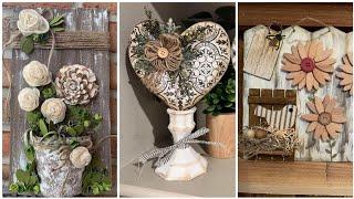 Thrifty Charm Decor Shabby Chic Vintage Rustic Home and Wall Hangings Decor Idea in budget