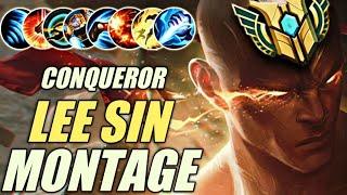 "CONQUEROR WR" FASTEST LEE SIN MONTAGE 2022  | INSANE COMBOS WILDRIFT!