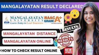 Mangalayatan University Online Distance Result Update | MU Result How to Check | #Mangalayatan