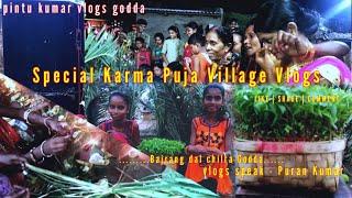 #villagevlogs | Karma_Puja_ special vlog video | pintu kumar vlogs godda #vlogs  2021