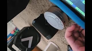 Bluetooth speaker low battery sounds.