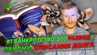 ПРОСТО О БАНКРОТСТВЕ | #1 ЧТО ТАКОЕ БАНКРОТСТВО? РАЗВОД? КАК СПИСАТЬ ДОЛГИ ПО ЗАКОНУ? 127-ФЗ