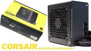 CORSAIR CX-M SERIES CX450M ATX POWER SUPPLY UNBOXING BEST POWER SUPPLY