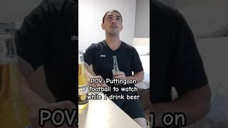 #Drink #beer  during watch #football #game #Champions #League #shorts  #shortvideo #youtubeshorts