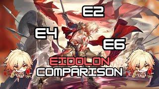 NEW UPDATE! V4 3.1 E2 E4 E6 COMPARISON - Mydei - Honkai: Star Rail