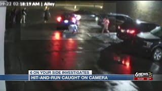 Omaha hit-and-run caught on camera, but no suspect yet, victim says