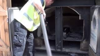 Cleaning out Biomass Boilers with the Big Brute Industrial Vacuum Cleaners