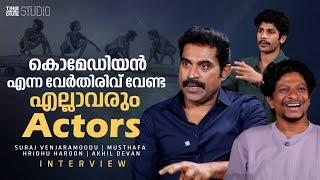 Suraj Venjaramoodu, Hridhu Haroon & Musthafa Interview | Mura | Cue Studio | Cue Studio