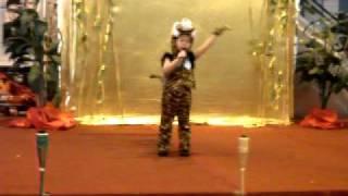 Sylvia Voo sing a song 'HU GU PO'
