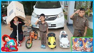 น้องบีม | รีวิวของเล่น EP147 | ตำรวจตัวจิ๋วกับแชมป์โลกบอลลูกข่าง Toys