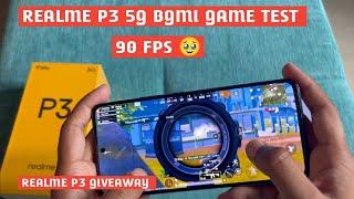 REALME P3 5G BGMI 90 FPS GAME TEST, BATTERY AND HEATING TEST #gauravmobileworld