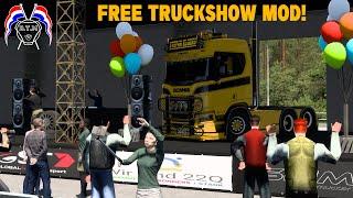 GO IN STYLE TO THE FREE TRUCKSHOW WITH SCANIA NG R650 STEFAN ELGERS SHOWTRUCK  D.T.M.DESIGN  ets 2