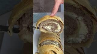 Hackfleisch-Blätterteig-Strudel | Einfaches Rezept
