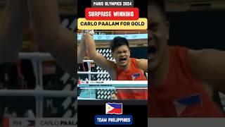 A Gold Surprise Win Carlo Paalam at Paris Summer Olympics #boxing #parisolympics2024 #paris