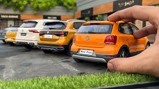 Most Realistic Volkswagen Cars Diecast Model Collection 1/18 Scale | Street Parking Mini Cars