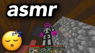 asmr gaming  (minecraft) whispering + relaxing keyboard sounds (ep. 4 eating candy!)