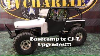 AXIAL SCX10-III BASECAMP CONVERSION TO CJ7 AND UPGRADES!