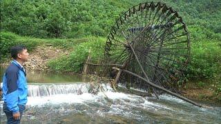 Khám phá bản Làng mới gặp khó khăn khi mưa lũ về - Có cọn nước làm thủy lợi giữa suối đẹp ngỡ ngàng
