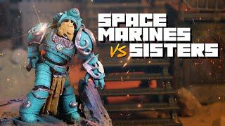 Space Marines vs Adepta Sororitas - Warhammer 40k 10th Edition Battle Report