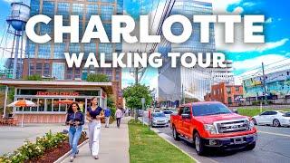 Charlotte, NC 4K Walking Tour - Immersive Walk in the City