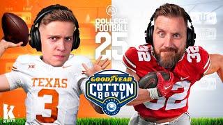 Predicting the Cotton Bowl Results! (Road to the National Championship in EA CF25 Part 2)