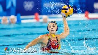 Spain, Netherlands lock horns in an all-offense women's water polo semifinal | Paris Olympics