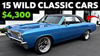 Find Your Discount Here: 15 Classic Cars For Sale Under $10,000