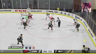 100th CAREER GOAL!!! (NHL 21 - World of Chel)