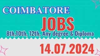 Coimbatore Job vacancy 2024 tamil  Coimbatore company job vacancy  job vacancies in Coimbatore