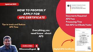 APS Digital Certificate - Step by Step Process | How to Properly Apply for APS (All in one Video)