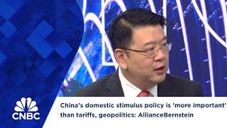 China's domestic stimulus policy is 'more important' than tariffs, geopolitics: AllianceBernstein