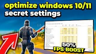 How To QUICKLY Optimize Windows For GAMING FPS BOOST (Windows 10 & Windows 11)