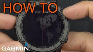 How to Display Time Zones on Garmin Tactix / Fenix