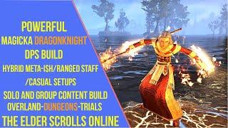 Powerful Magicka Dragonknight DPS Build for ESO Scions of Ithelia - Magdk DPS