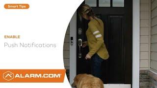 How to Enable Alarm.com Push Notifications for Your Phone