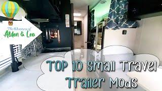 TOP 10 DIY Small Travel Trailer/Camper/RV Mods (Modifications) or Updates - WOLFPUP 16BHS