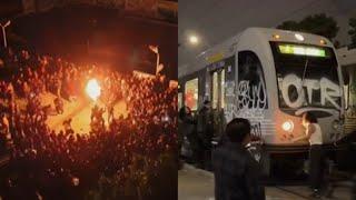 Chaos on L.A. Streets After Police Break Up Illegal Party: Authorities
