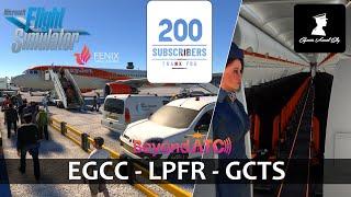 MSFS Live️| 200 Sub Celebration | BeyondATC | EasyJet OPS | Fenix A320 | Manchester-Faro-Tenerife