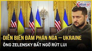 Diễn biến cực nóng đàm phán lịch sử Nga - Ukraine: Ông Zelensky bất ngờ rút lui, Nga đặt dấu hỏi?