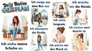 A Day in German: From Wake Up to Sleep! | Learn German⏰️