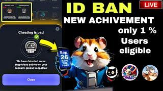 Hamster Kombat | New Achivement | I'd Ban | How To Unban | #hamsterkombat