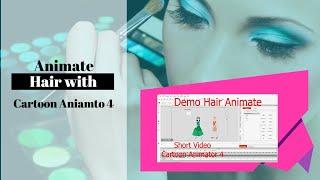 Animate Hair with Walking and Idle Motion Short Video