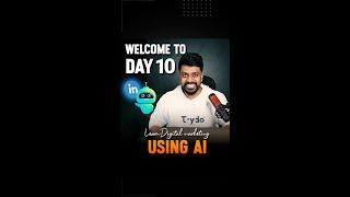 Day 10- Learn Digital Marketing using AI -Linkedin content using kelo ai #aimarketingtools