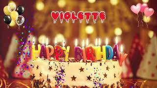 VIOLETTE Happy Birthday Song – Happy Birthday to You