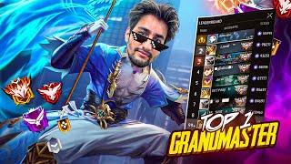 [Live] Grandmaster Push  Season 42  Top 1 ComingSerious Grandmaster Pushing-Garena Free Fire !!