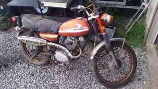 Found a 1971 Honda CL100 and a 1975 Suzuki TS250