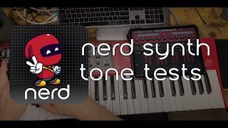 Nerd Synth app vs Nord Lead A1 hardware