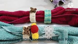 DIY Napkin Ring For Dinning Table Accessories.          Please Like, Share And Subscribe