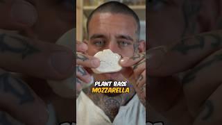 Homemade plant based mozzarella #shorts