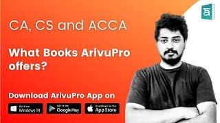 What books ArivuPro offers for students | Books for CA CS and ACCA Students